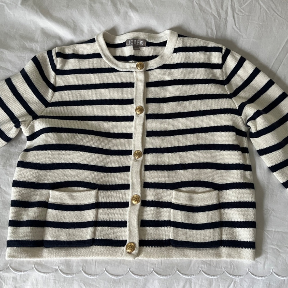 J. Crew Emilie sweater jacket - MEDIUM - Picture 2 of 6
